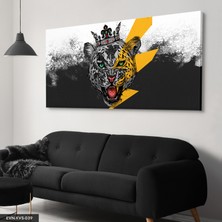 Evine Moda Kral Çita Tek Parça Kanvas Canvas Tablo Tablo