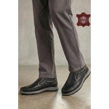 Detector Hakiki Deri Erkek Comfort Ayakkabı – Ortopedik, El Dikişi, Hafif Poli Taban Auren