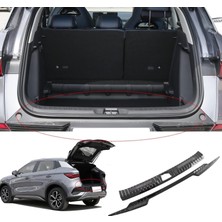 Ramm Byd Atto 3 Arka Bagaj Kapağı Iç Alt + Üst Koruması - Siyah - 2 Adet Set