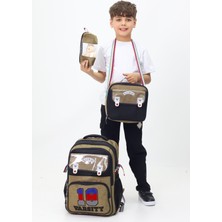 Neşeli Home 18 Varsity 3'lü Okul Çanta Sırt Çantası Beslenme Çantası Kalemlik Ilkokul Hediyeli Yeni Sezon