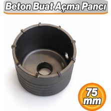 Badem10 Beton Buat Açma Pancı 75 mm Duvar Beton Delme Kanal Açma Elektrik Tesisat Için Profesyonel Aparat