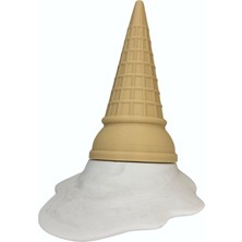 Happy Icecream Vanilyalı Soft Dondurma Maketi Ters