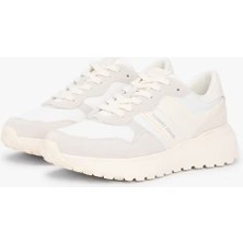 Tommy Hilfiger Kadın Bağcıklı Kalın Dişli Taban Sneaker - Çok Renkli