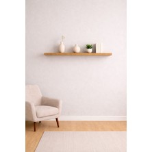 yankı-byeg 90 cm Safir Meşe Mdf Uçan Duvar Rafı Gizli Bağlantı Kitaplık