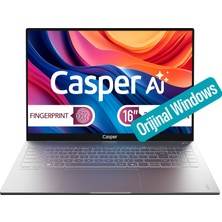 Casper Nirvana S100 300NIT Intel Core Ultra 7-255H 24GB DDR5 1TB SSD 16" W11P Laptop S100.255H-CF00R-G-F