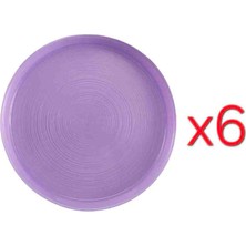 Porland Funky Cam Tabak Lila 6'li 16CM