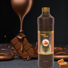 Çokokolik Waffle-Krep-Dondurma Sosu Karamel 1 kg x 8'li