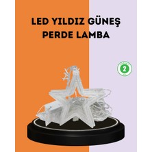 Moresun Buğz 3x3 Metre Yıldız Peri LED Perde Işık Romantik Dekorasyon