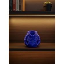 Moresun Buğz Dekoratif Lacivert Hoodie Kalemlik 10X10 cm