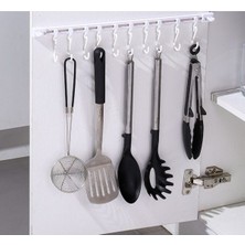 Ddtrend Hareketli 10 Kancalı Kendinden Yapışkanlı Askı 40CM