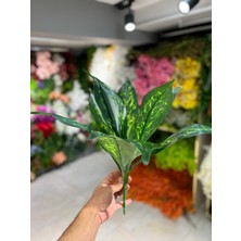 Ddtrend Yapay Kılıç Aspilenyum Demeti 11 Dallı Bahçe Balkon Dekorasyon Vazo Bitkisi Desenli 50 cm