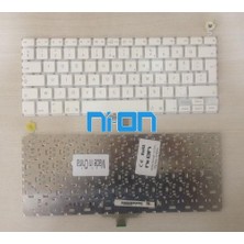 Nion Apple MacBook 13.3” A1181 A1185 MB061 MB402 MC240 Uyumlu Laptop Notebook Klavye (Beyaz Tr F )