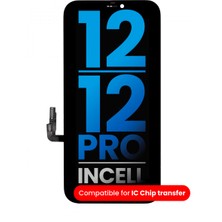 Genos Apple Iphone 12 LCD Ekran Dokunmatik Siyah A Plus Kalite