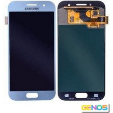 Genos Samsung Galaxy A320 LCD Ekran Dokunmatik Mavi Orjinal Servis