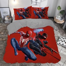 Spiderman Temalı Baskılı Çift Kişilik Nevresim Takımı