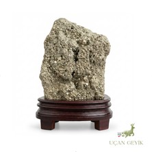 Uçan Geyik Ham İşlenmemiş Doğal Pirit Taşı 3 kg - Enerji, Korunma ve Özgüven Taşı