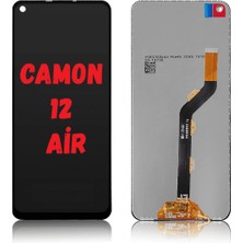 Genos Tecno Camon 12 Air LCD Ekran Dokunmatik Siyah Çıtasız Orjinal