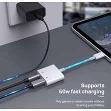 C Pd Ses ve Hızlı Şarj Çoğaltıcı Çipli Cihaz Seçmez 1 Ses ve 1 Şarj Olarak Pd Çoğaltır Cihaz Seçmez Full Uyumlu (Type C Şarj Çivi Kulaklık Şarj Hb-13)