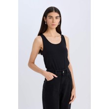 DeFacto Slim Fit Basic Düz Yuvarlak Yaka Atlet B7432AX25SP