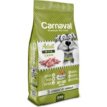 Carnaval Premium Kuzu Etli ve Pirinçli Yetişkin Köpek Maması 15 kg
