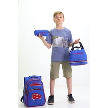 Neşeli Home Cars Şimşek Mcqueen Temalı Hızlı ve Eğlenceli Ortopedik Anaokulu ve Ilkokul Çantası Yeni Sezon