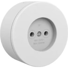 Ovivo Xone Topraklı Priz Beyaz ( 5 ADET )