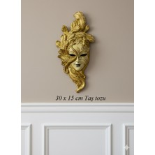 Merya Taş Tozu Venedik Maske Duvar Süsü