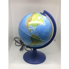 Lebron Işıklı Dünya Küresi 30 cm Fiziki ve Siyasi Harita