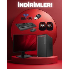 Dagmor 400W BN2015194 H81 Anakart Intel I7 4 4gb Ram 120GB SSD 21.5' Monitör Wifi Kablosuz Set