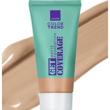 Avon Color Trend Mat Fondöten 215P Ivory