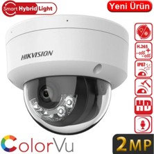 Hikvision Hıkvısıon (DS-2CD1121G2-LIUF) 2mp 2,8mm Smart Hybrıt Lıgth Sesli Poe Ir Dome Ip Kamera 30MT