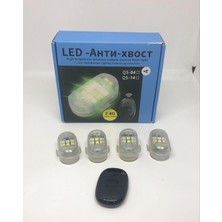 Lebron 4'lü Rgb Uzaktan Kumandalı Çakar Lamba Flaşörlü Ikaz Lambası Rgb Flaşör Scooter Flaşör Lambası