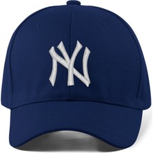 Quatex Ny New York Nakışlı Şapka – Lacivert %100 Pamuk Gabardin Unisex Model