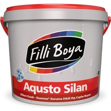 Filli Boya Dış Cephe Agusto Silan Silikonlu Duomax Fotokatalitik Boya Baz, Mat, Rg4, 2.5 L (3.3 Kg)
