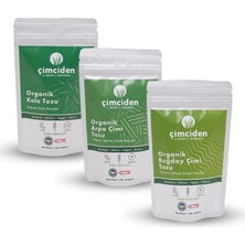Çimciden Buğday Çimi Arpa Çimi Kale Tozu 60 gr 3'lü Set