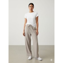 KMK Kombin Yumuşak Dokulu Rahat Kalıp Bol Paça Pantolon