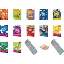 Yeti Kitap 3-6 Ages Russian Activity Books For Children Rusça Çocuk Etkinlik Kitapları 12LI+TABLET Standı