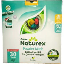 Naturex Faber Powder Matic - Bitkisel Içerikli Limon Özlü Konsantre Toz Çamaşır Deterjanı (1.4 Kg)