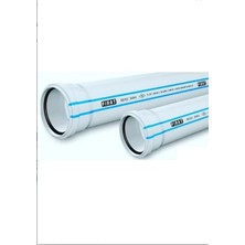 Fırat 100/1000 Pvc Atık Su Borusu 1 Bağ 5 Adet 2.2mm Gediz