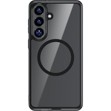 Galaxy S26 Uyumlu Kılıf M-Safe Şarj Özellikli Benks ​​​​​​crystal Serisi Şeffaf Kapak Siyah