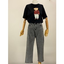 JOOQSTORE Yan Şerit Taşlı Pantolon