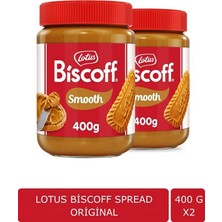 Lotus Biscoff Creamy Sürülebilir Krem 400 G X2 – Karamelize Bisküvi Lezzetli Set