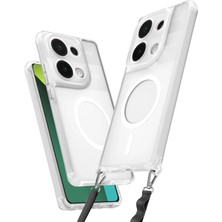 Mtl Redmi Note 13 4g Uyumlu Manyetik Magsafe Destekli Askı Aparatlı Darbe Emici Kılıf