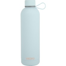 Noki Paslanmaz Çelik Termos Buz Mavisi 730 ml Vidalı Sızdırmaz Kapak 12 Saat Sıcak 24 Saat Soğuk