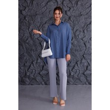 La Pante Oversıze Yarasa Kol Gömlek