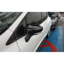 Monlion Renault Clıo 4 Batman Yarasa Ayna Kapağı Piano Black