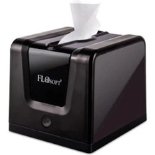 Flosoft Modern Masaüstü Siyah Peçetelik