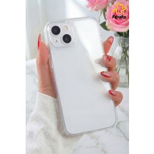 Fibaks Apple iPhone 13/14 Kamera Korumalı Şeffaf Boyasız Yumuşak Silikon Kılıf