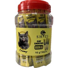 Shizi Tavuk & Deniz Taraklı 30 Lu Paket Kedi Ödül Pudingi