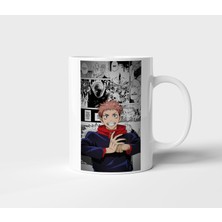 Itadori Yuji Jujutsu Kaisen Anime Tasarım Kupa - Hediyelik Kupa - Baskılı Kupa